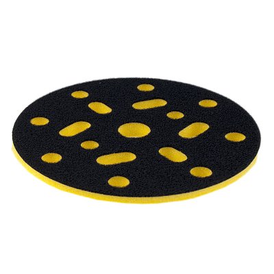 Подложка промежуточная 150mm T5mm MICRO на липучке, 15 отв, желтая жесткая ICAR H YELLOW ICPP.H15.150.5.IF.HR.YEL